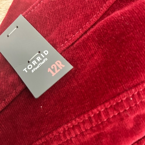 Torrid Red Corduroy Pants - Picture 4 of 7